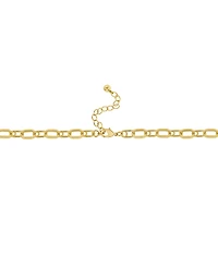 And Now This 18K Gold Plated or Silver Link Chain Necklace