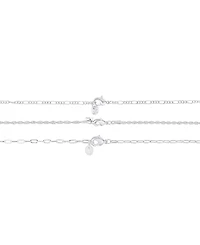 And Now This Silver Plated Chain 3Pc. Set