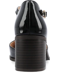 Journee Collection Women's Evangeline Square Toe Pumps