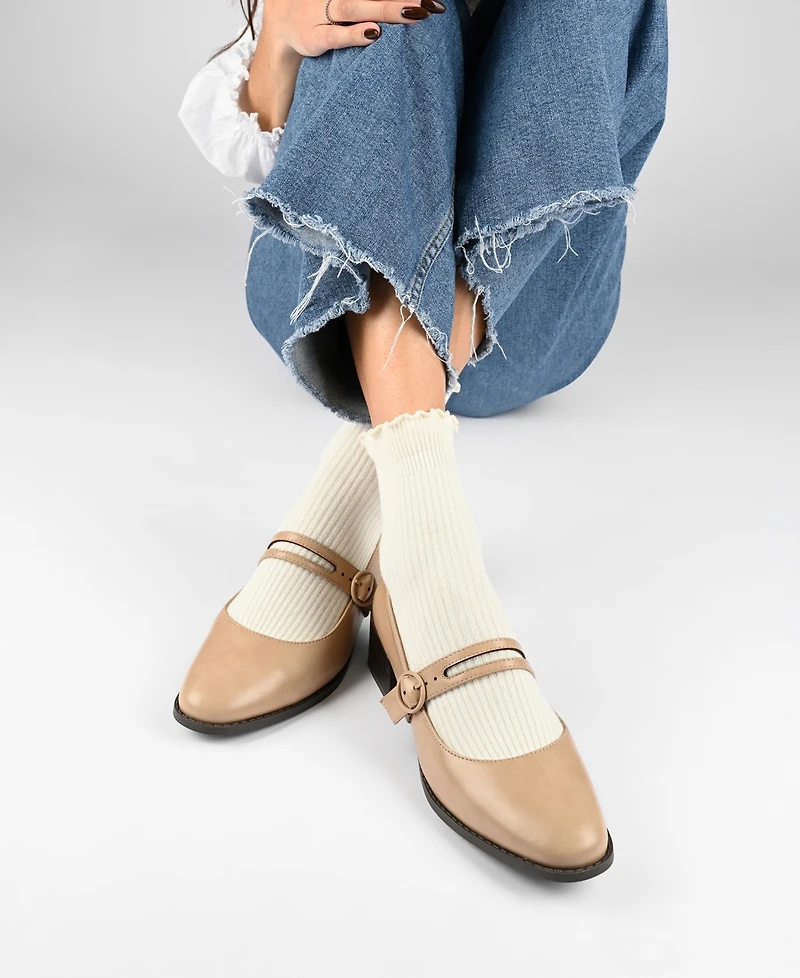 Journee Collection Women's Savvi Mary Jane Flats