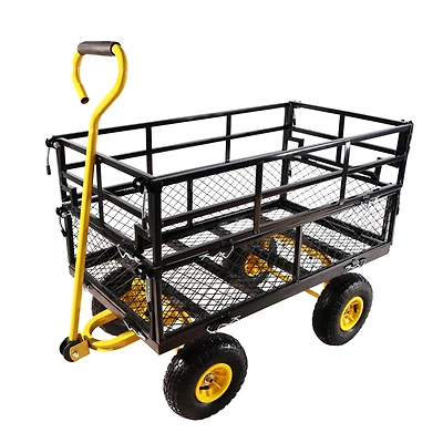 Streamdale Furniture Wagon Cart Garden Cart Trucks Make It Easier To Transport Firewood 0002