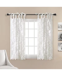 Sophia Ruffle Window Curtain Panels