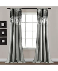 Shimmer Sequins Window Curtain Panels