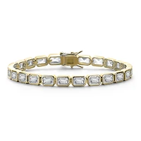 Elegant Green Cubic Zirconia Tennis Bracelet