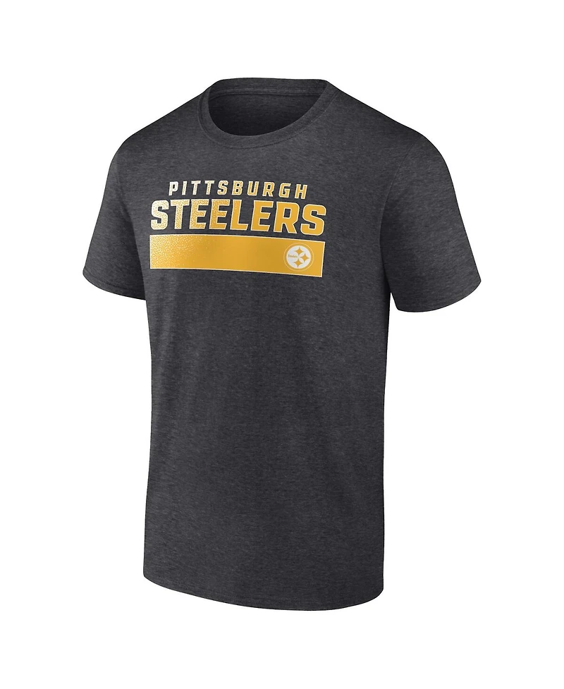 Men's Fanatics Charcoal Pittsburgh Steelers T-shirt