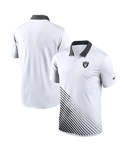 Men's Nike White Las Vegas Raiders Vapor Performance Polo Shirt