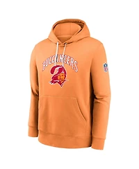 Men's Nike Orange Tampa Bay Buccaneers Throwback Club Pullover Hoodie