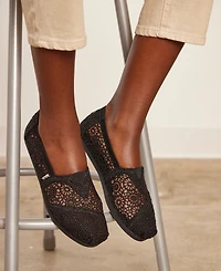 Toms Women's Alpargata Classic Espadrille Almond Toe Flats