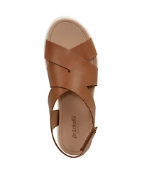 Dr. Scholl's Women's Time Off Sea Slingback Wedge Sandals