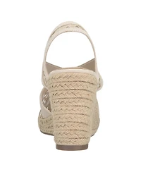 Impo Women's Tuccia Laser Cut Platform Wedge Sandals