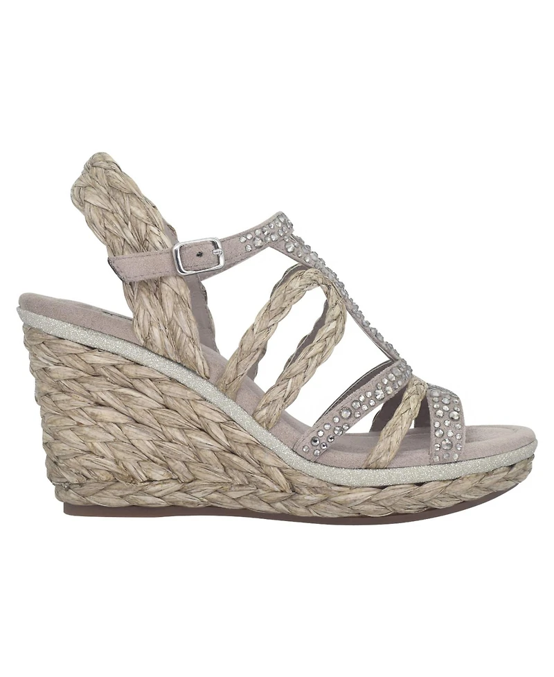 Impo Women's Omalia Raffia Platform Wedge Sandals
