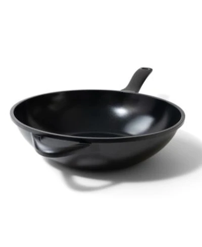 Compatible With All Stove Top Induction Ready Nonstick Ceramic Wok Pan