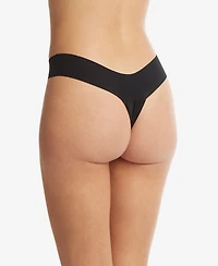 Hanky Panky Women's Breathe Natural Thong 3 Pack Underwear, 6J1661B3PK