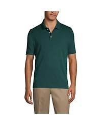 Lands' End Men's Short Sleeve Interlock Polo Shirt