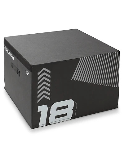Philosophy Gym 18" Soft Foam Plyometric Box - Jumping Plyo Box for Training and Conditioning