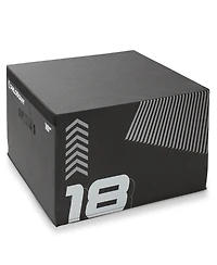 Philosophy Gym 18" Soft Foam Plyometric Box - Jumping Plyo Box for Training and Conditioning