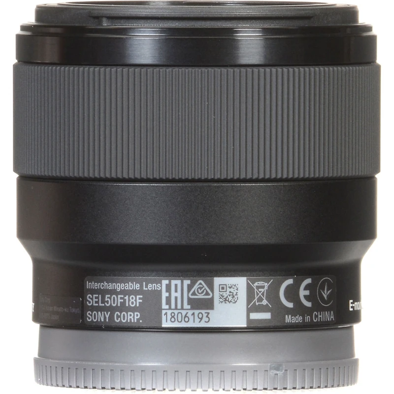 Sony Sony - Fe 50mm F1.8 Standard Lens (SEL50F18F/2), Black