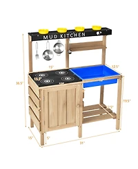 Kids Kitchen Playset Pretend Play Toy