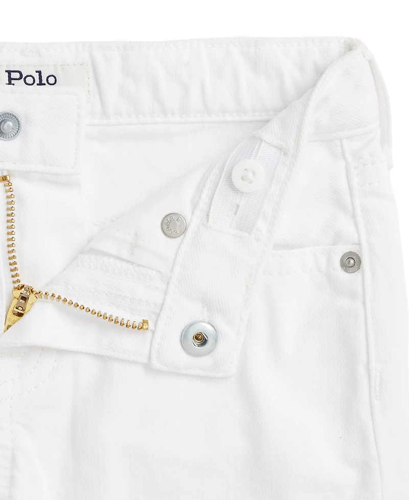 Polo Ralph Lauren Toddler and Little Girls Frayed Denim Shorts