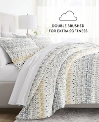 ienjoy Home Mayan Stamp 3-Piece Comforter Set