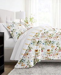 ienjoy Home Chintz Floral Stripe 2-Piece Comforter Set, Twin/Twin Xl