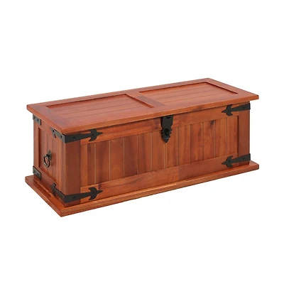 Storage Chest 23.6"x9.8"x8.7" Solid Acacia Wood