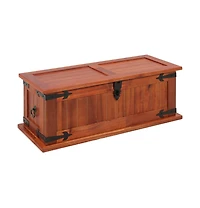 Storage Chest 23.6"x9.8"x8.7" Solid Acacia Wood