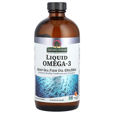 Nature's Answer Liquid Omega-3 Deep Sea Fish Oil Epa/Dha Orange - 16 fl oz (480 ml)