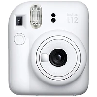 Fujifilm Instax Mini 12 Instant Film Camera, Clay White