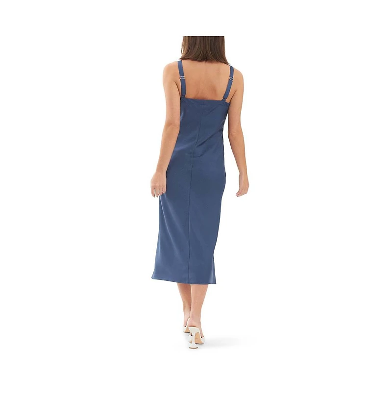 Ripe Maternity Harlow Slip Dress Deep Blue