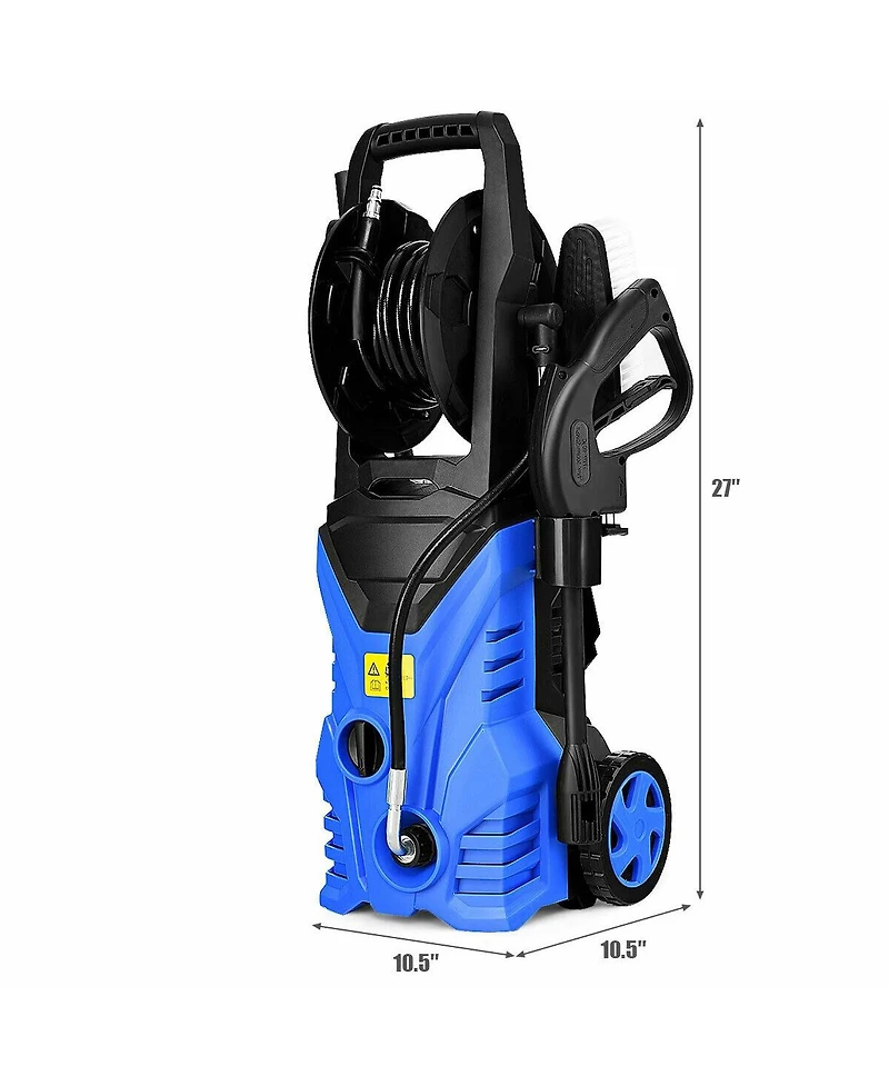 Inolait Sugift 2030PSI 1800W Electric High Pressure Washer with Hose Reel