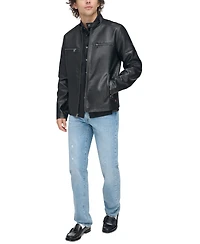 Levi's Men's Faux Leather Racer Jacket