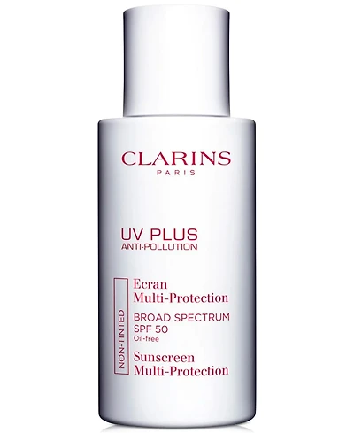 Clarins Uv Plus Anti-Pollution Antioxidant Face Sunscreen Spf 50, 1.7 oz.