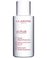 Clarins Uv Plus Anti-Pollution Antioxidant Face Sunscreen Spf 50, 1.7 oz.