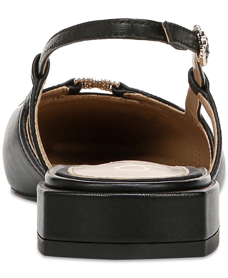 Sam Edelman Women's Kara Cap-Toe Slingback Flats