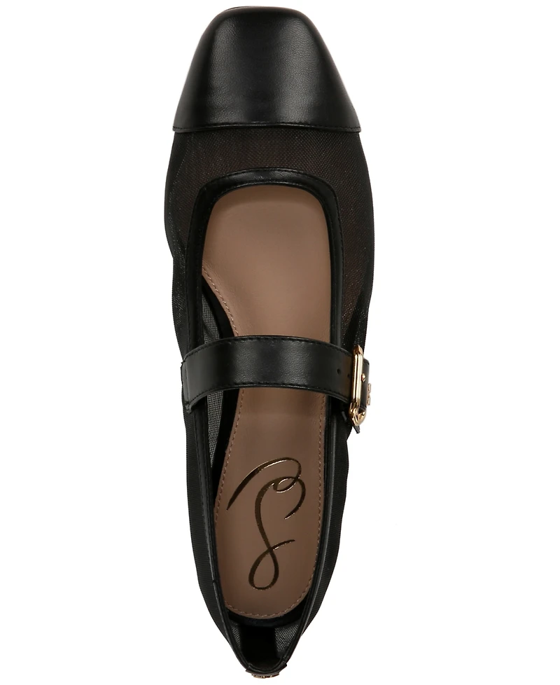 Sam Edelman Women's Miranda Mary Jane Mesh Ballet Flats