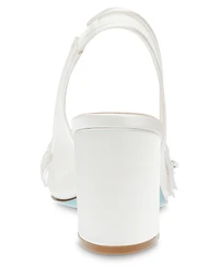 Betsey Johnson Women's Petra Flower Applique Slingback Pumps