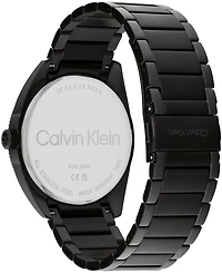 Calvin Klein Men's Progress Black Stainless Steel Bracelet Watch 42mm