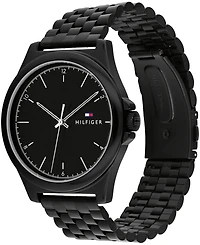 Tommy Hilfiger Men's Quartz Black Stainless Steel Watch 42mm