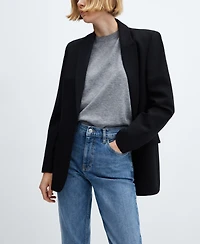 Mango Women's Mom Comfort High-Rise Jeans