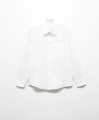 Mango Women's Linen 100% Shirt