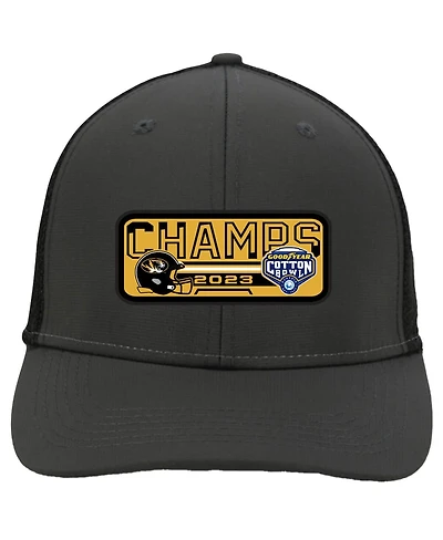 Men's Charcoal Missouri Tigers 2023 Cotton Bowl Champions Locker Room Adjustable Hat