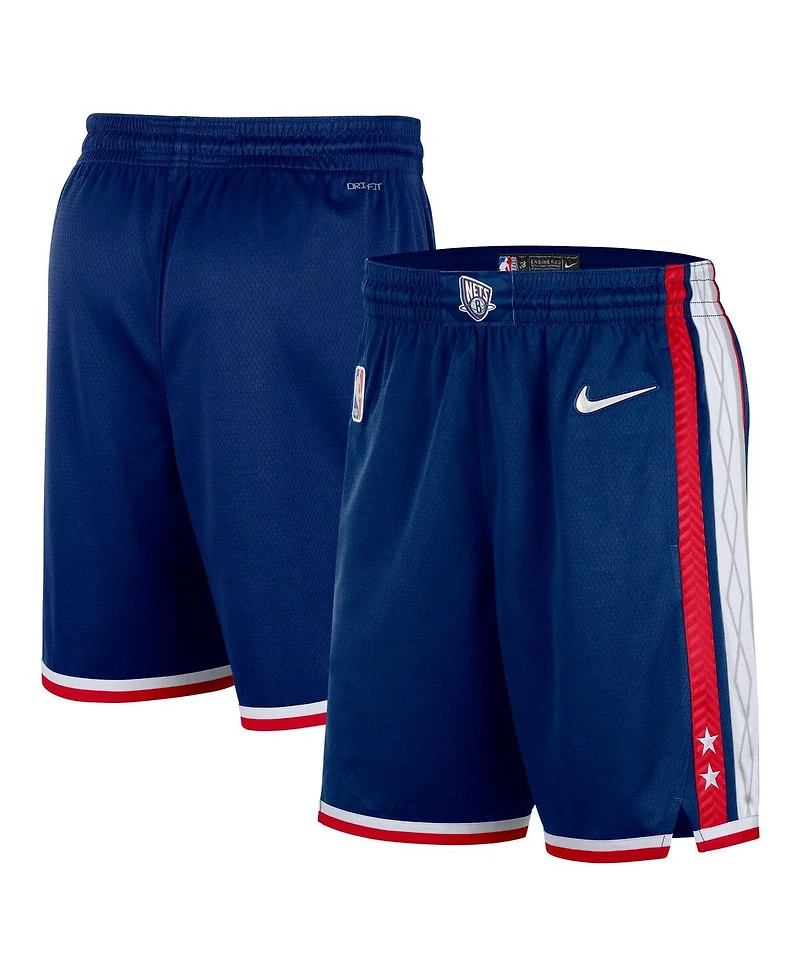 Men's Nike Navy Brooklyn Nets 2021/22 City Edition Swingman Shorts
