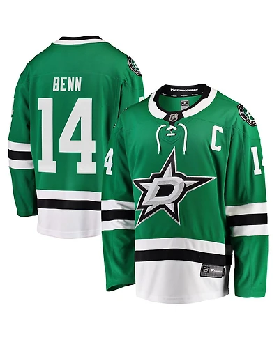 Men's Fanatics Jamie Benn Green Dallas Stars Breakaway Player Jersey