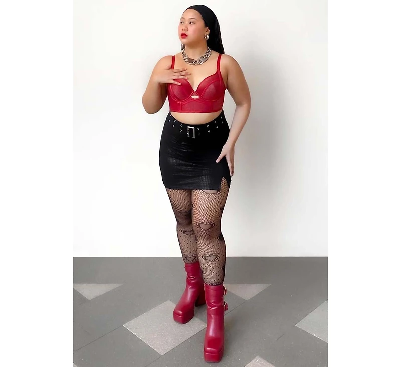 Hot Cocoa High Platform Ankle Boots