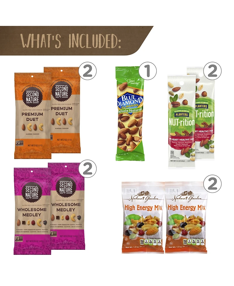 SnackboxPros. 18-Pc. Mixed Nuts Box