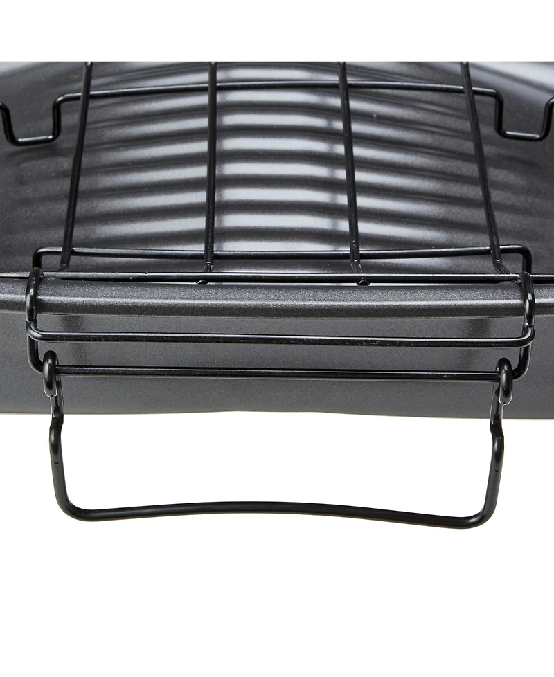 Good Cook Everyday Nonstick Quick-Baste Roasting Pan with Locking Rack