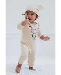 Bambi Baby Boys Snap Cosplay Coverall Hat