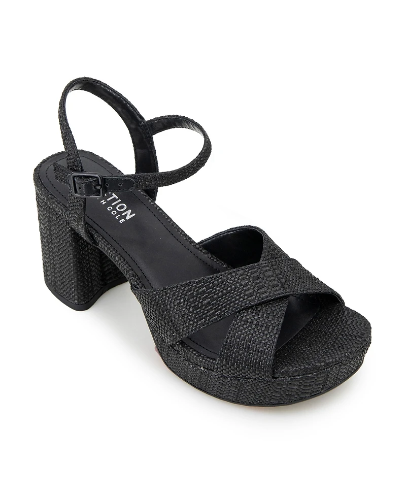 Kenneth Cole Reaction Women's Reeva Platform Heeled Dress Sandals