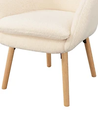 Convenience Concepts 25.25" Sherpa Charlotte Sherpa Accent Chair
